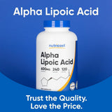 Nutricost Alpha Lipoic Acid 600mg (3 Pack) – 720 Capsules Total | Premium ALA Supplement | Organic Wellness Hub