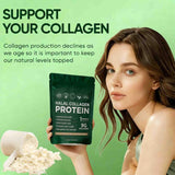 Halal Collagen Protein Powder 3-Pack Bundle 9g | Grass-Fed Non-GMO Type 1 & 3 | Skin Bones Muscle & Heart Health | 3 Month Supply | Organic Wellness Hub
