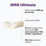 3X NMN 1000mg Ultimate 10-in-1 Supplement | 360 Vegetarian Capsules | Lab Tested | Organic Wellness Hub