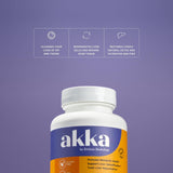 Akka Akkermansia Superbiotic 3 Pack | 180 Capsules Total | Gut & Metabolic Health Support | Organic Wellness Hub