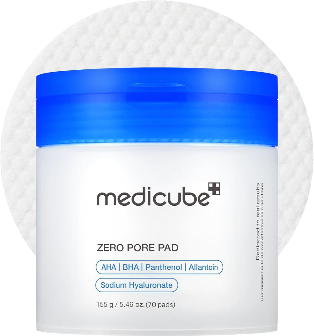 Medicube Zero Pore Pad - 3 Pack Bundle, 210 Pads, AHA BHA Exfoliating Toner Pads | Organic Wellness Hub