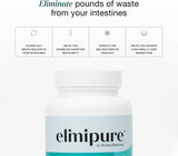 Elimipure Detox & Digestive Health Supplement 90 Capsules (3 Bottles) | Lab Tested & Vegan | Organic Wellness Hub
