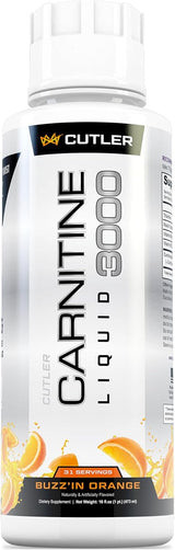 Cutler Nutrition Carnitine Liquid 3000 - Energy & Fat Metabolism Support Supplement | Organic Wellness Hub