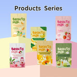 Beauty Milk Premium Japanese Banana Probiotic & Collagen Drink -- 50,000mg | 10 Sachets | Organic Wellness Hub