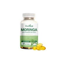 Docteat Moringa Leaf Powder Softgels 60 Caps | 92 Nutrients, Antioxidants, Gut Health & Energy Support Dietary Supplement