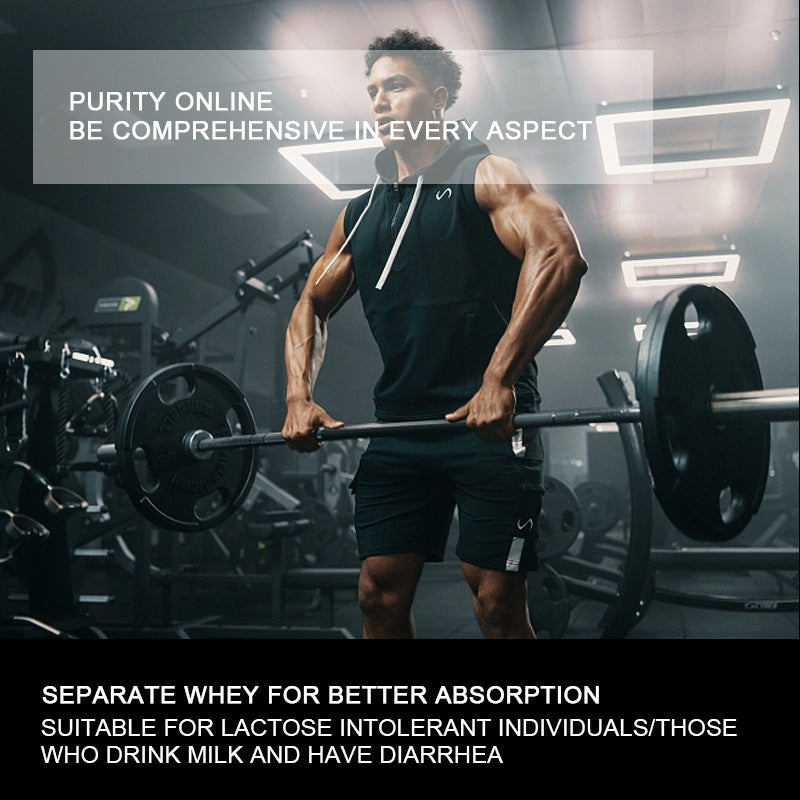 Muhua Whey Protein Powder | Chocolate | 40 Servings | 2 lbs | Muscle Building & Recovery Supplement - Organic Wellness Hub