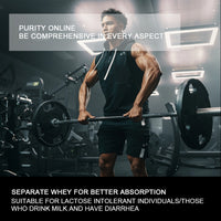 Muhua Whey Protein Powder | Chocolate | 40 Servings | 2 lbs | Muscle Building & Recovery Supplement - Organic Wellness Hub