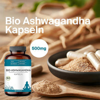 Organic Ashwagandha Capsules 3000mg Daily Dose | Certified Bio | Vegan | 180 Capsules ? 60-Day Supply | Stress, Sleep & Energy Support