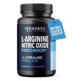 L-Arginine Nitric Oxide Booster with L-Citrulline ? Amino Acid Performance Support | 60 Capsules | Organic Wellness Hub