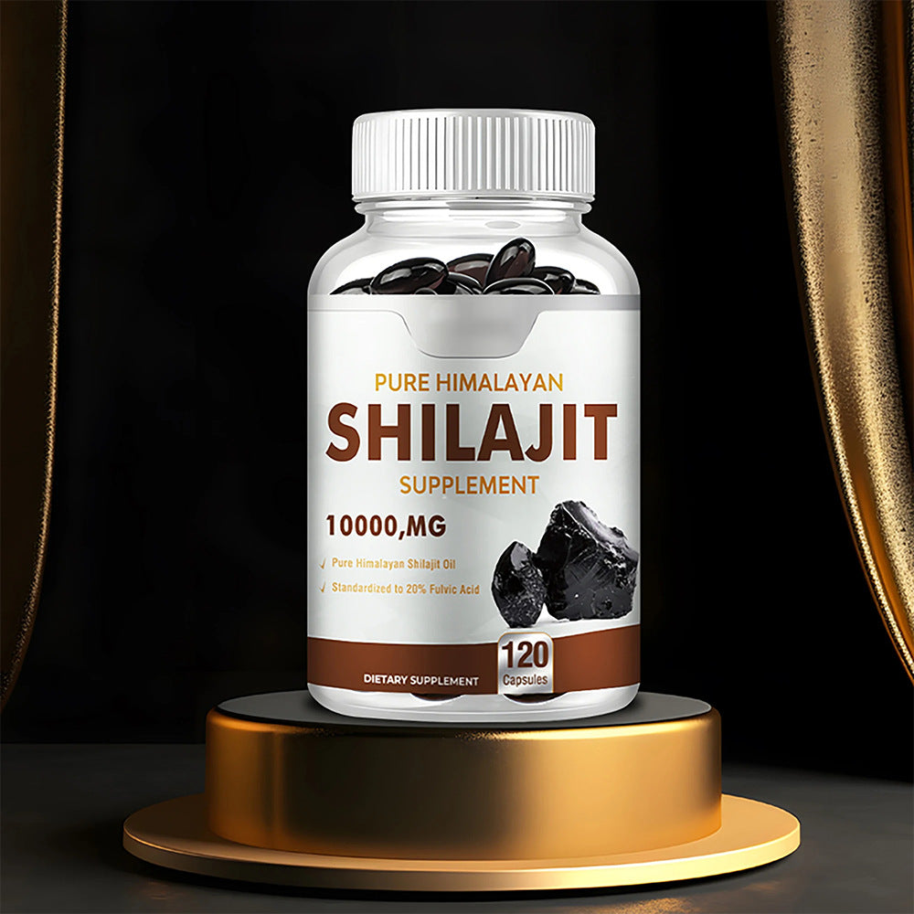 Pure Himalayan Shilajit Supplement 10000mg -120 Capsules for Energy, Vitality & Stamina | Organic Wellness Hub