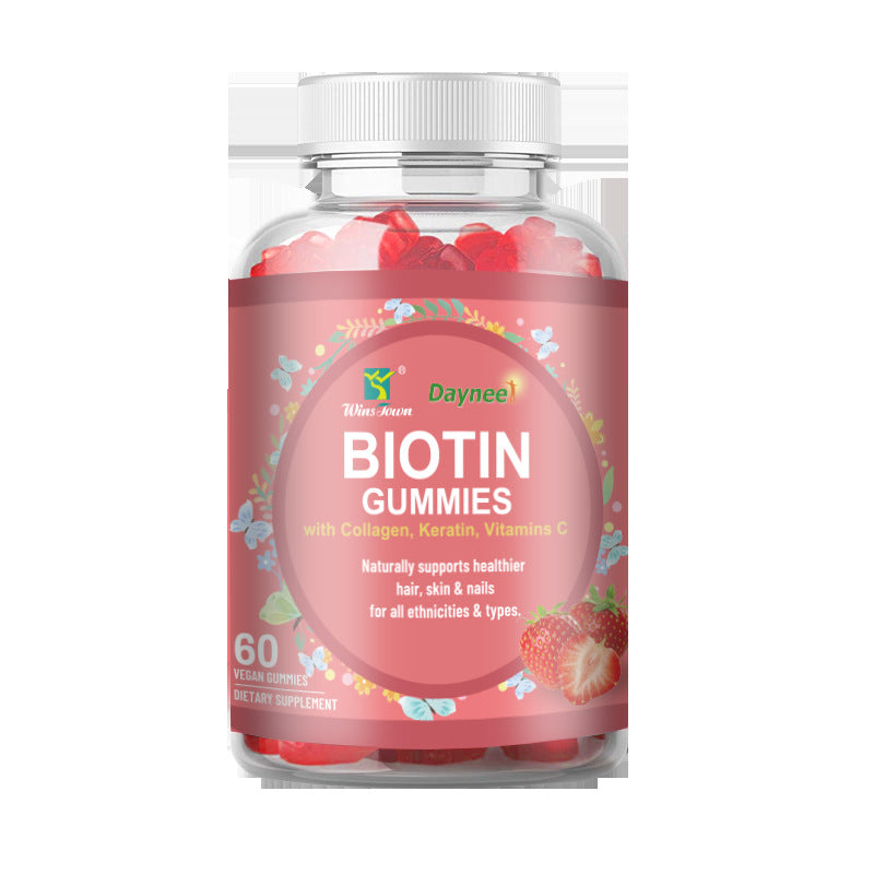 Daynee Biotin Gummies with Collagen & Keratin | Hair Skin Nails