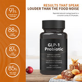 GLP-1 Probiotic with Akkermansia Muciniphila - Supports Natural GLP-1 Production | Gut Health, Metabolism & Weight Support | 60 Capsules