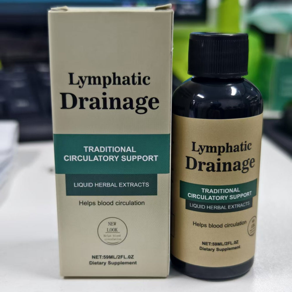 Lymphatic Drainage Liquid Herbal Extract | Traditional Circulatory Support Drops 59ml | Lab Tested | Organic Wellness Hub