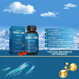Antarctic Krill Oil 1250mg + Astaxanthin | Brain, Joint & Antioxidant Support | Organic Wellness Hub