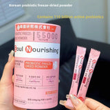 Soul Nourishing Korean Probiotic Freeze-Dried Powder | 110 Billion CFU | 8 Imported Strains | 50 Stick Packs | Peach Flavor - Organic Wellness Hub