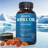 Antarctic Krill Oil 1250mg 3-Pack Bundle + Astaxanthin | 90-Day Supply | Brain, Joint & Antioxidant | Organic Wellness Hub