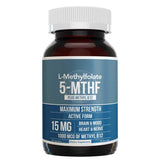 L-Methylfolate 15mg + Methyl B12 Cofactor | Lab Tested 5-MTHF Active Folate | Mood, Methylation & Cognitive Support | Organic Wellness Hub