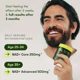 Cata-Kor NAD+ Advanced 3-Pack Bundle | 500mg Liposomal NAD+ Resveratrol | 180 Caps | Organic Wellness Hub