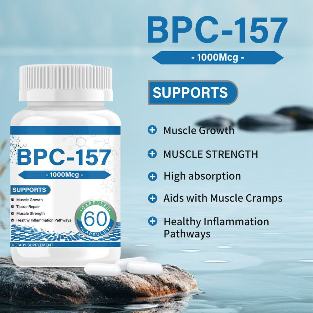 BPC-157 1000mcg Capsules 60 Count - Daily Wellness & Active Lifestyle Support Supplement | Organic Wellness Hub