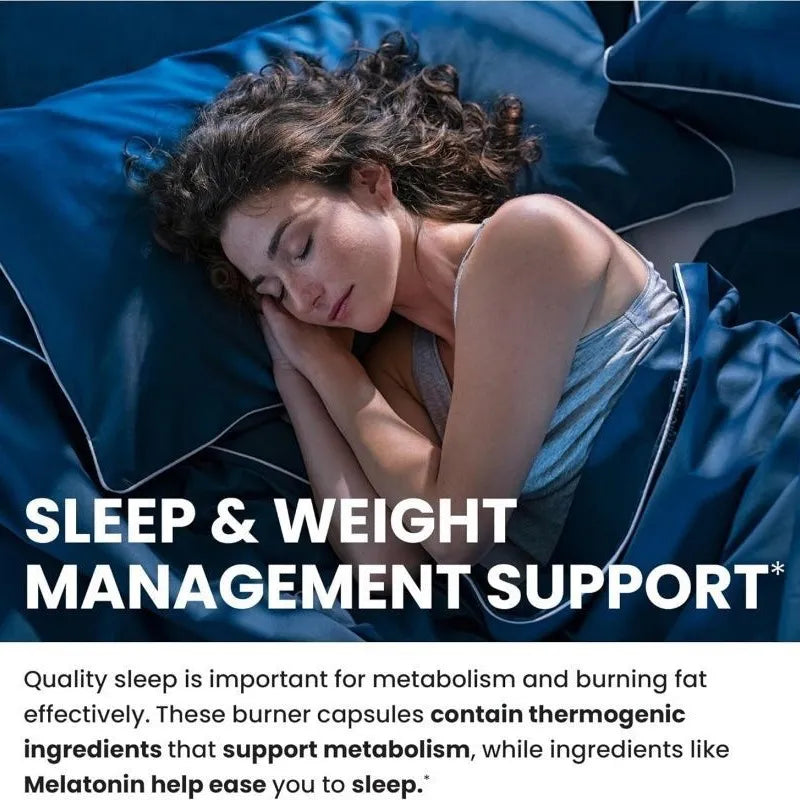 Sleep + Burn 3-Pack Bundle — Premium Night Time Fat Burner | 180 Capsules | Best Value | Organic Wellness Hub