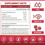 CoQ10 400mg Softgels 360 Count (3 Bottles x 120 Softgels) | Superior Absorption Coenzyme Q10 | Heart Health & Energy Support | Lab Tested | Organic Wellness Hub