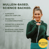 BetterBrand Mullein Gummies | Better Lungs� Daily Lung Detox Supplement | 60 Pear Gummies | 30-Day Supply | Lab Tested & Quality Guaranteed | Organic Wellness Hub