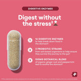 Premium Digestive Enzymes with Probiotics & Prebiotics | 16 Enzymes | 1B CFUs | 60 Capsules – Organic Wellness Hub