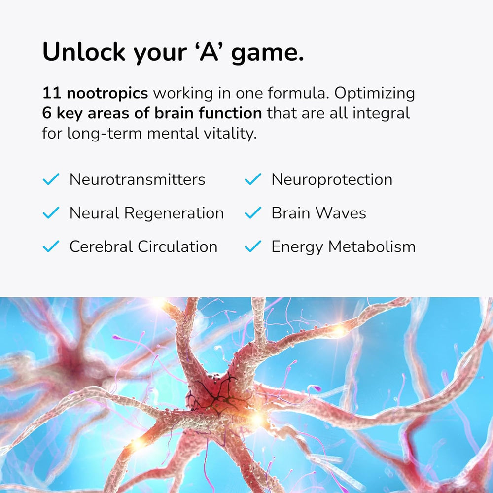 Universal Nootropic | Focus, Memory & Clarity | 60 Capsules | Organic Wellness Hub