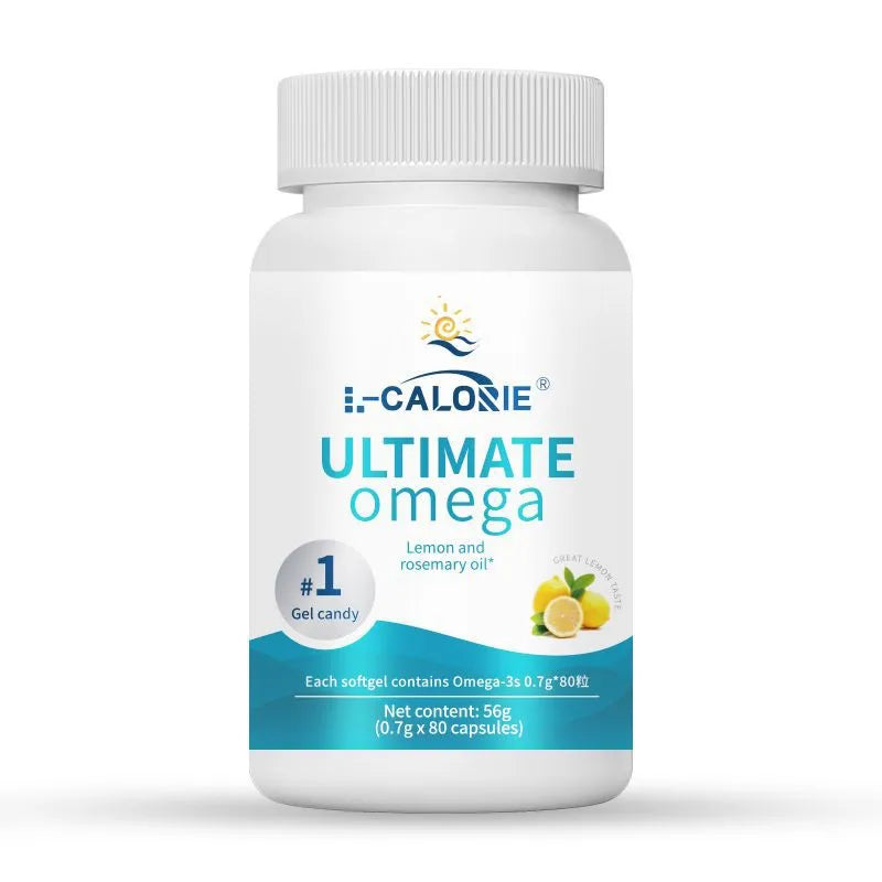 Ultimate Omega Fish Oil Softgels 3-Pack (240 Capsules) | Lab Tested Omega-3 Supplement | Organic Wellness Hub