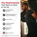 10X Health Optimize Multivitamin | Methylated 34-in-1 Formula | Vitamin B12 as Hydroxocobalamin, Methylfolate & CoQ10 | 90 Capsules - Organic Wellness Hub