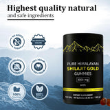 Pure Himalayan Shilajit Gold Gummies 3-Pack | 3000mg | 180 Gummies | 90-Day Supply | KSM-66 Ashwagandha, Black Musli & Gokshura | Lab Tested | Organic Wellness Hub