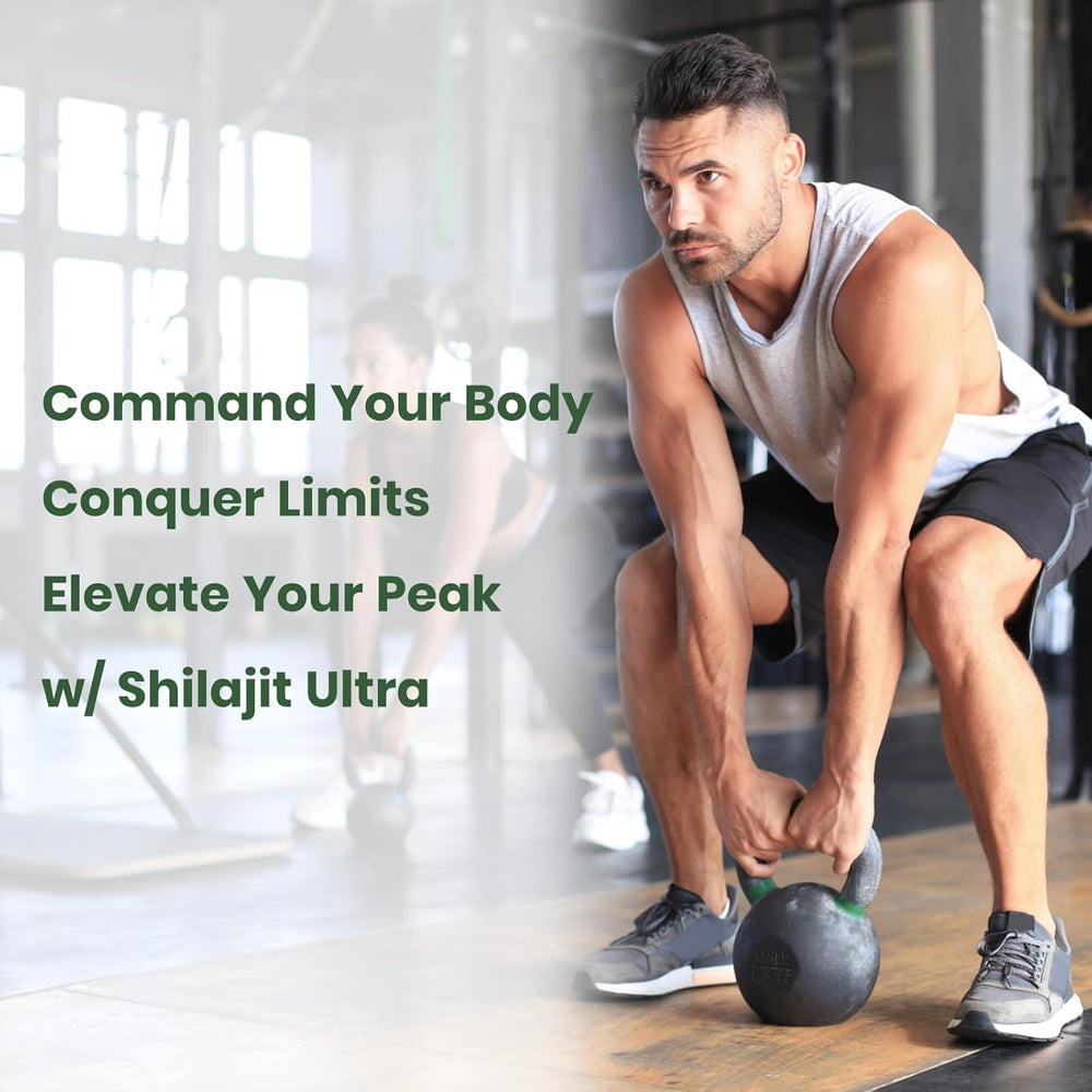 Flynew Shilajit Ultra Optimal Potency | Immune Defense, Energy & Adrenal Support | 60 Capsules | Made in USA | Lab Tested | Organic Wellness Hub