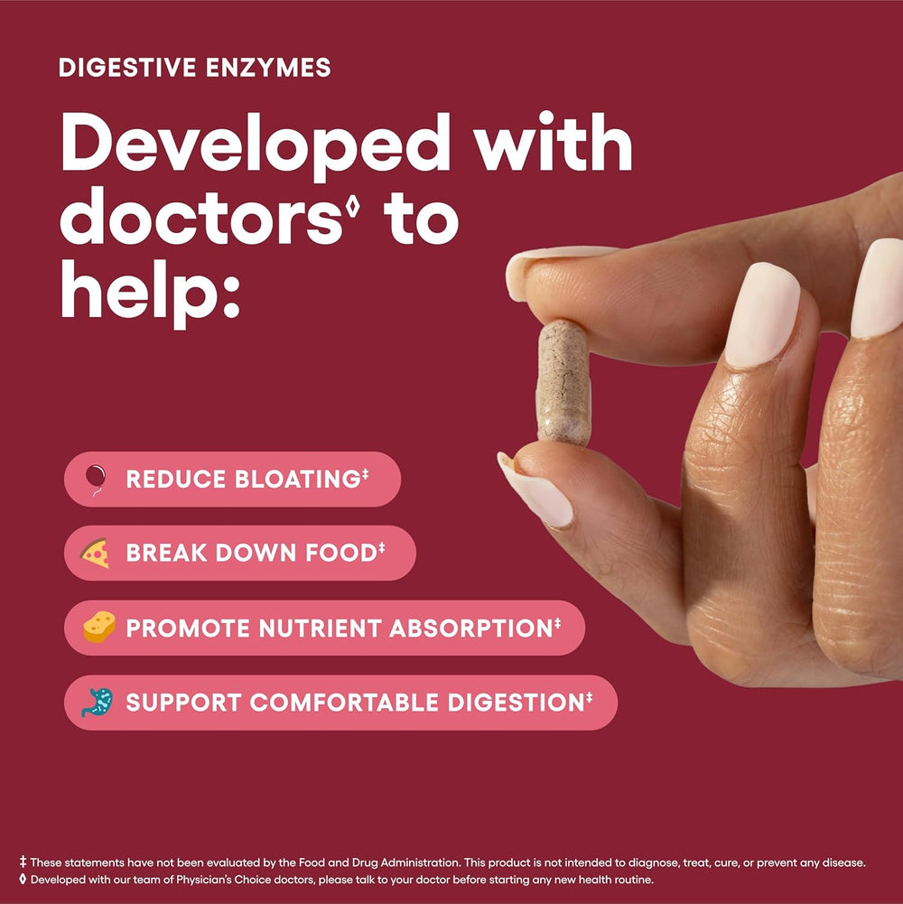 Premium Digestive Enzymes with Probiotics & Prebiotics | 16 Enzymes | 1B CFUs | 60 Capsules – Organic Wellness Hub