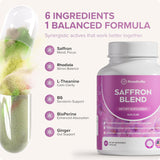 Rosabella Saffron Blend Dietary Supplement 60 Capsules – Premium Saffron Wellness Formula (3 Pack) | Organic Wellness Hub