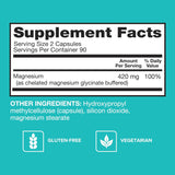 Qunol Extra Strength Magnesium 420mg Capsules 180 Count - High Absorption Magnesium Supplement for Muscle, Bone & Nerve Health | Organic Wellness Hub