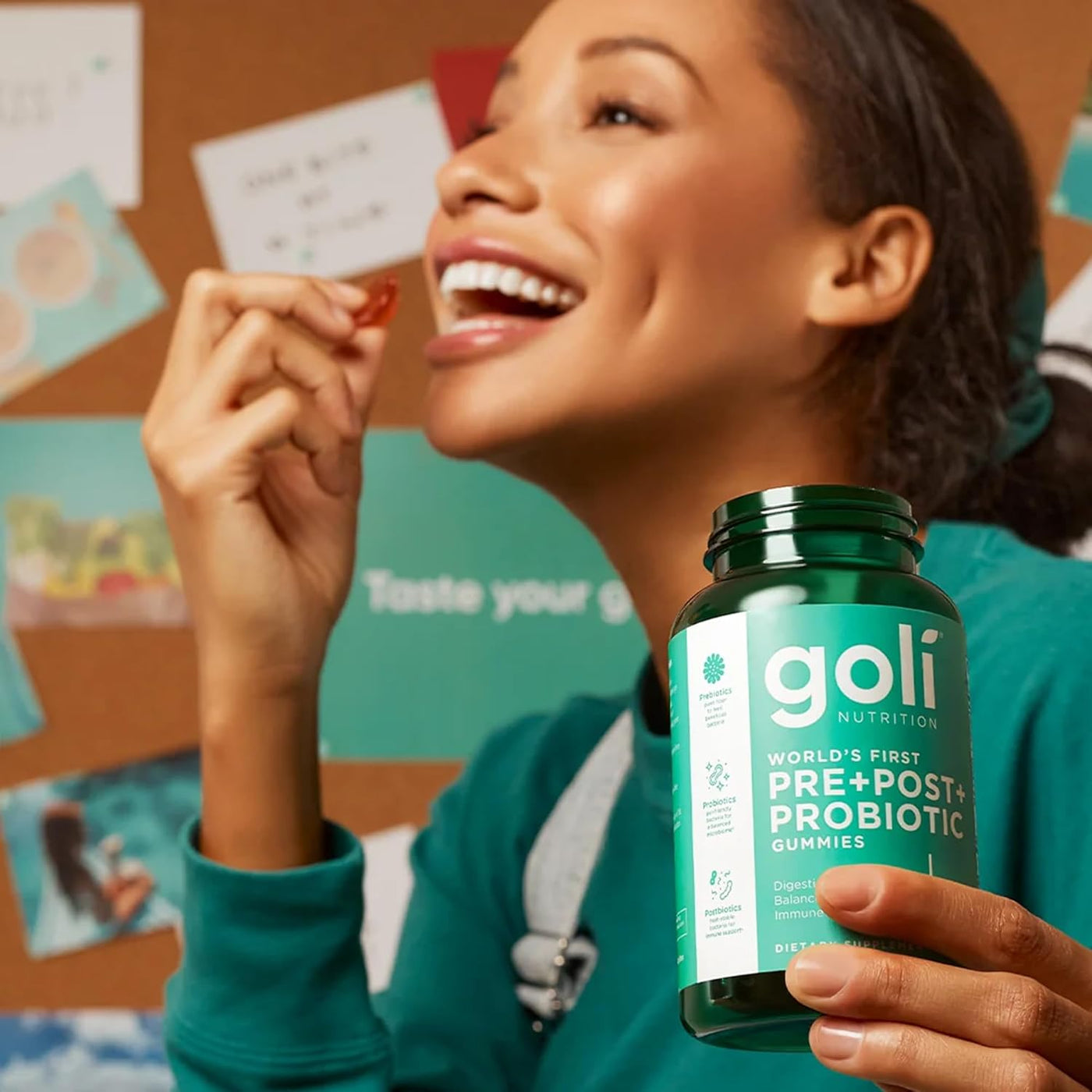 Goli Nutrition World's First 3-in-1 Pre+Post+Probiotics Gummies — 3-Pack Bundle (180 Gummies) | Lab Tested | Digestive Health, Immune Support & Balanced Gut Dietary Supplement