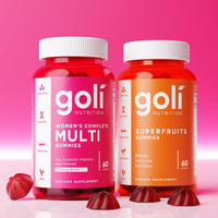 Goli Superfruits Gummies 3-Pack | Gluten-Free, Vegan, Non-GMO Beauty & Wellness Supplement — 180 Pieces