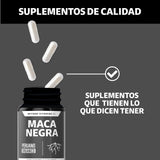 Organic Black Maca Root 500mg | Peruvian Energy, Stamina & Hormone Support | Non-GMO GMP | Organic Wellness Hub