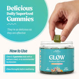 Glow Sea Moss & Pearl Powder Skin & Beauty Gummies | Lemon Berry Beauty Supplement | Organic Wellness Hub