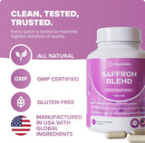Rosabella Saffron Blend Dietary Supplement 60 Capsules – Premium Saffron Wellness Formula (3 Pack) | Organic Wellness Hub
