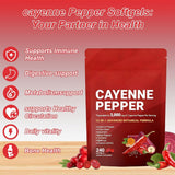 Cayenne Pepper 3,000mg Supplement (3 Pack) – 720 Softgels | 12-in-1 Advanced Botanical Formula | Organic Wellness Hub