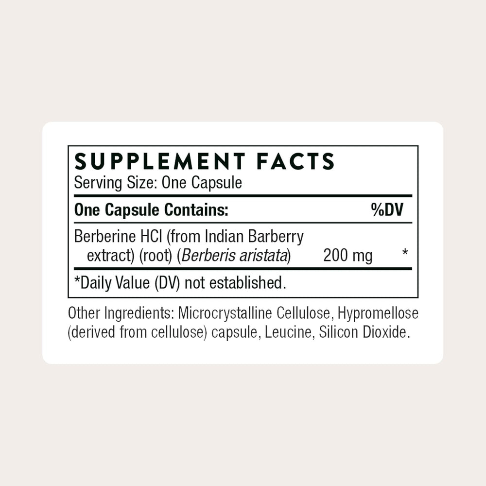 Thorne Berberine 200mg — Blood Sugar, Metabolic & Gut Health Support | 60 Capsules | NSF Certified | Lab Tested | Organic Wellness Hub