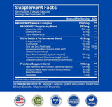 NAD+ Men's Complex Liposomal Supplement 3-Pack – 13-in-1 Formula with Resveratrol, CoQ10, L-Arginine & Saw Palmetto | 180 Veggie Capsules | Organic Wellness Hub