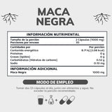 Organic Black Maca Root 500mg | Peruvian Energy, Stamina & Hormone Support | Non-GMO GMP | Organic Wellness Hub