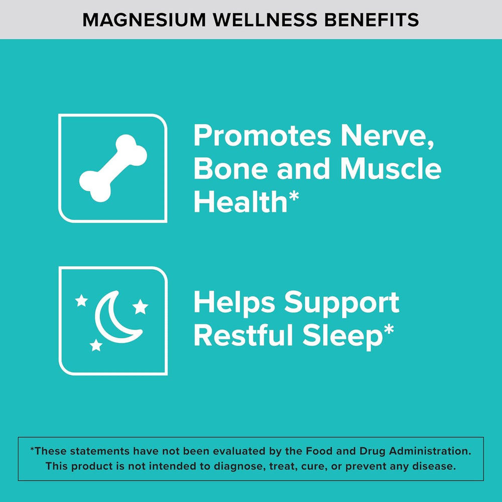 Qunol Extra Strength Magnesium 420mg Capsules 180 Count - High Absorption Magnesium Supplement for Muscle, Bone & Nerve Health | Organic Wellness Hub