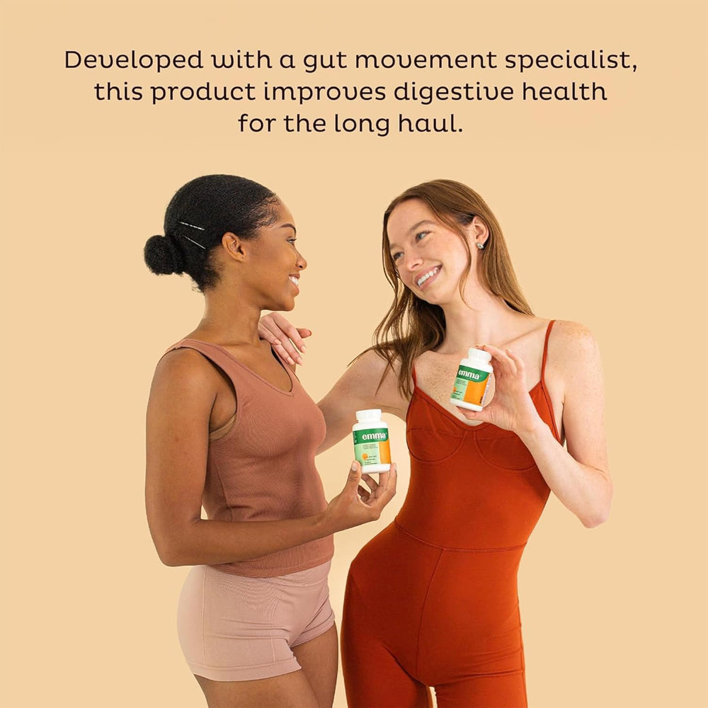 Emma Gut Health Supplement 60 Capsules | Digestive Support & Bloating Relief | Organic Wellness Hub