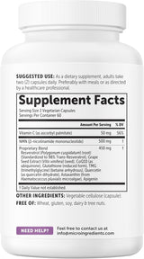 Micro Ingredients NMN 1000mg ? Ultimate 10-in-1 -Nicotinamide Mononucleotide Supplement | 120 Vegetarian Capsules | NAD+ Booster, Anti-Aging & Energy Support | cGMP Certified | Organic Wellness Hub