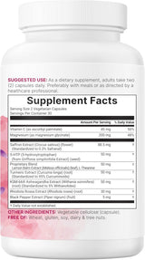 Organic Wellness Hub | Saffron+ Advanced Capsules 60ct — Clean Ingredients Only, Vegetarian, Mood Support, Lab Tested Dietary Supplement by Micro Ingredients