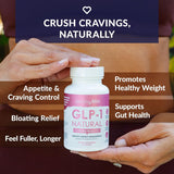SkinnyFit GLP-1 Natural Slimming Probiotic 3-Pack | Berberine Extract for Appetite Control, Cravings & Healthy Weight Management – 90 Capsules | Organic Wellness Hub
