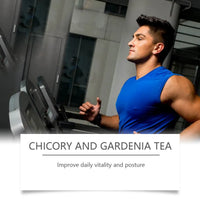 Googeer Chicory and Gardenia Tea 3 Pack Bundle | 60 Tea Bags 300g | Clearing Heat and Purifying | Lower Uric Acid | Diuretic | Reduce Swelling | Natural Herbal Wellness Tea